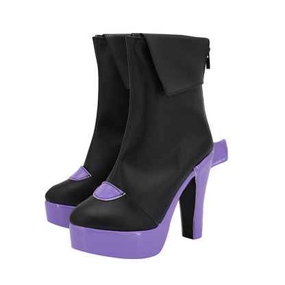 Destin Grand Ordre Mash Kyrielight Noir Violet Cosplay Chaussures