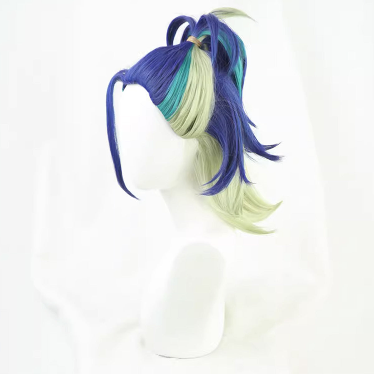 PM PM Legends: Arceus Adaman Blue Green Cosplay Wig