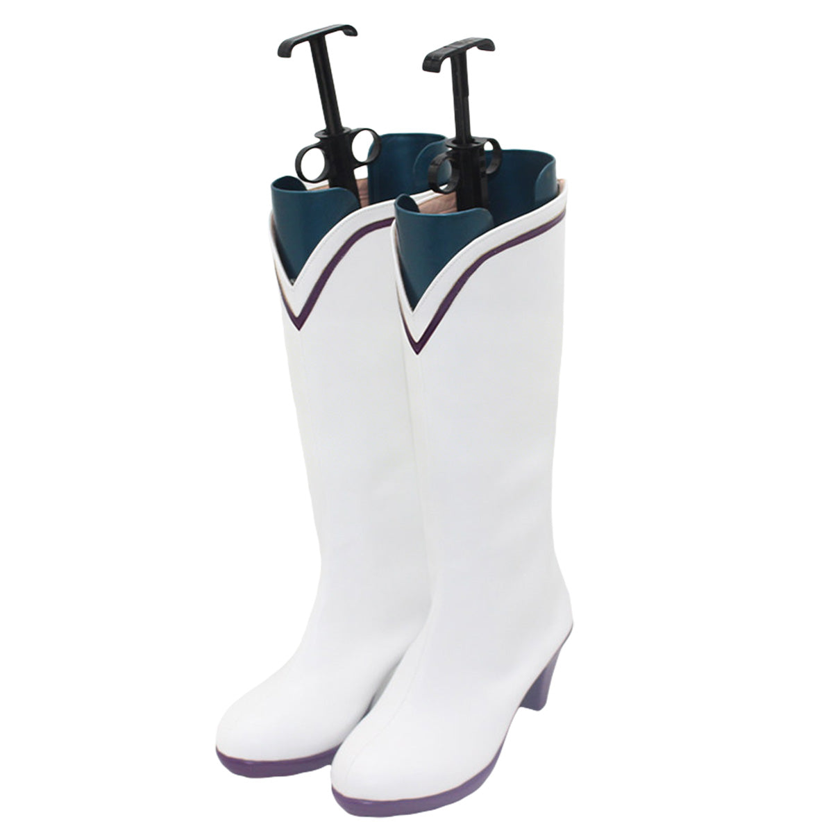 Akatsuki Deidara de Naruto Halloween zapatos blancos botas de Cosplay