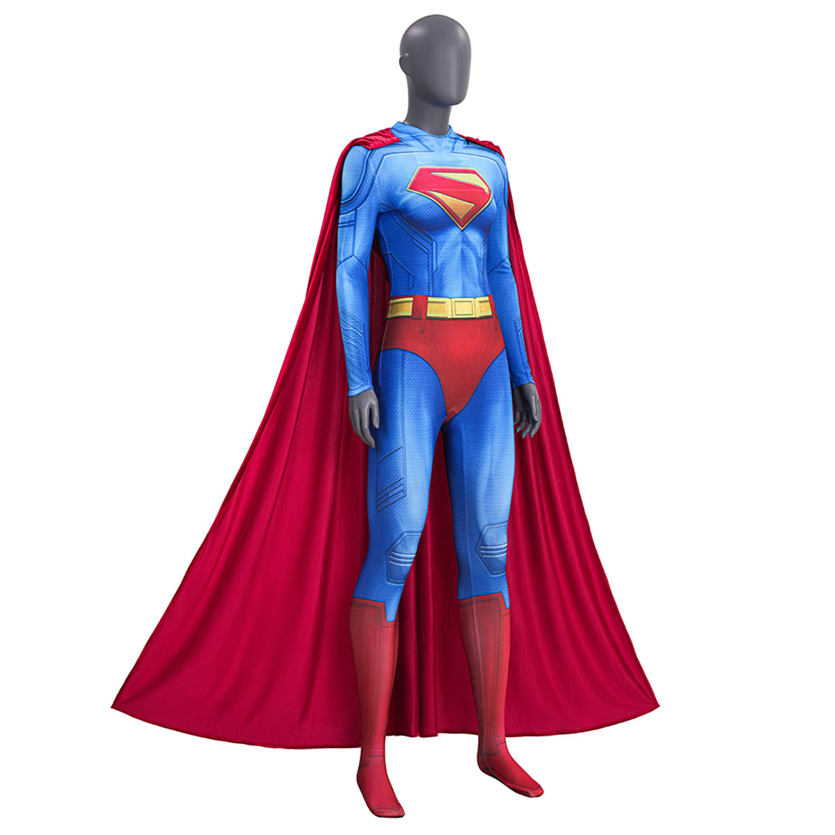 Superheroine Super Woman Jumpsuit Cosplay Costume