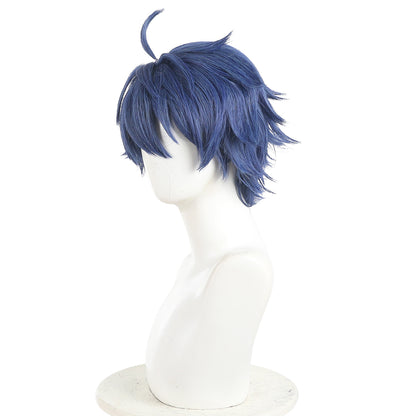 Tougen Anki Shiki Ichinose Blue Cosplay Wig