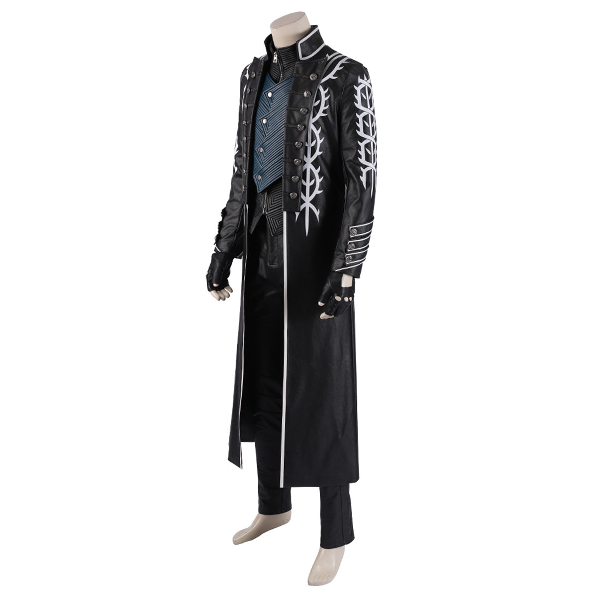 Devil May Cry 5 Vergil Black Cosplay Costume