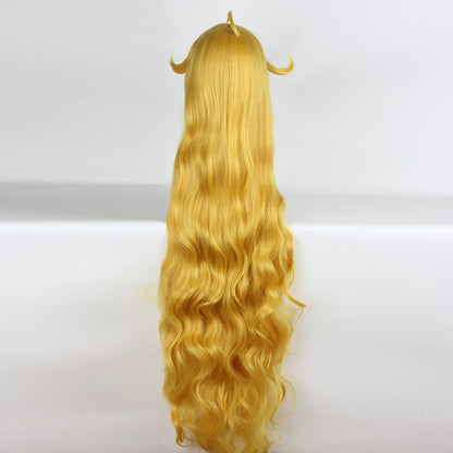 Motosierra Hombre Denji Golden Cosplay Peluca