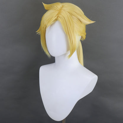 Tronçonneuse Homme Denji Doré Cosplay Perruque