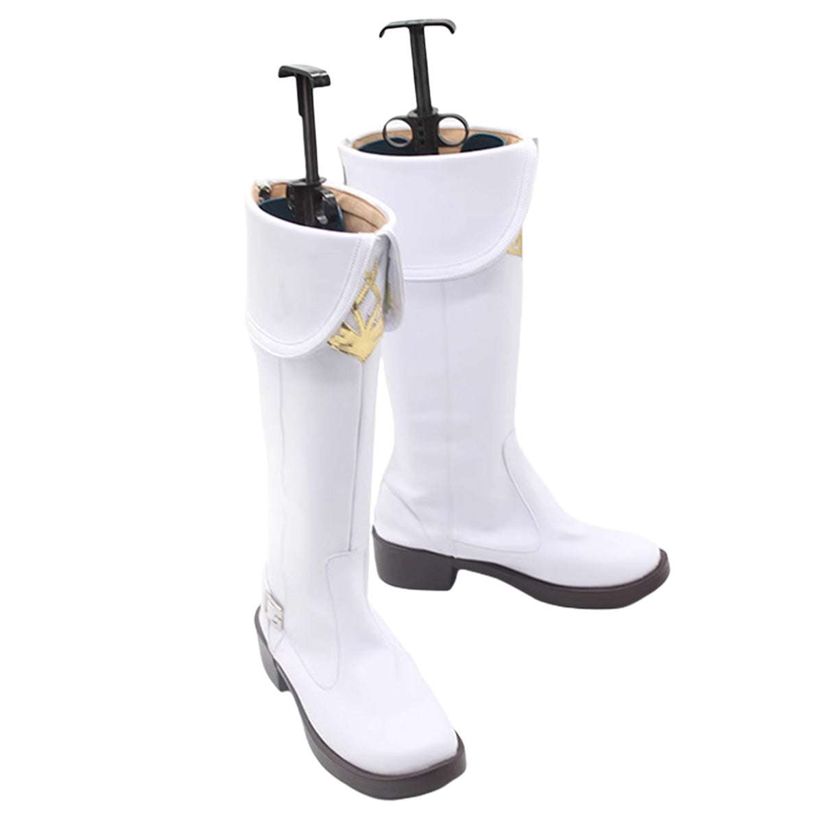 Akatsuki Deidara de Naruto Halloween zapatos blancos botas de Cosplay