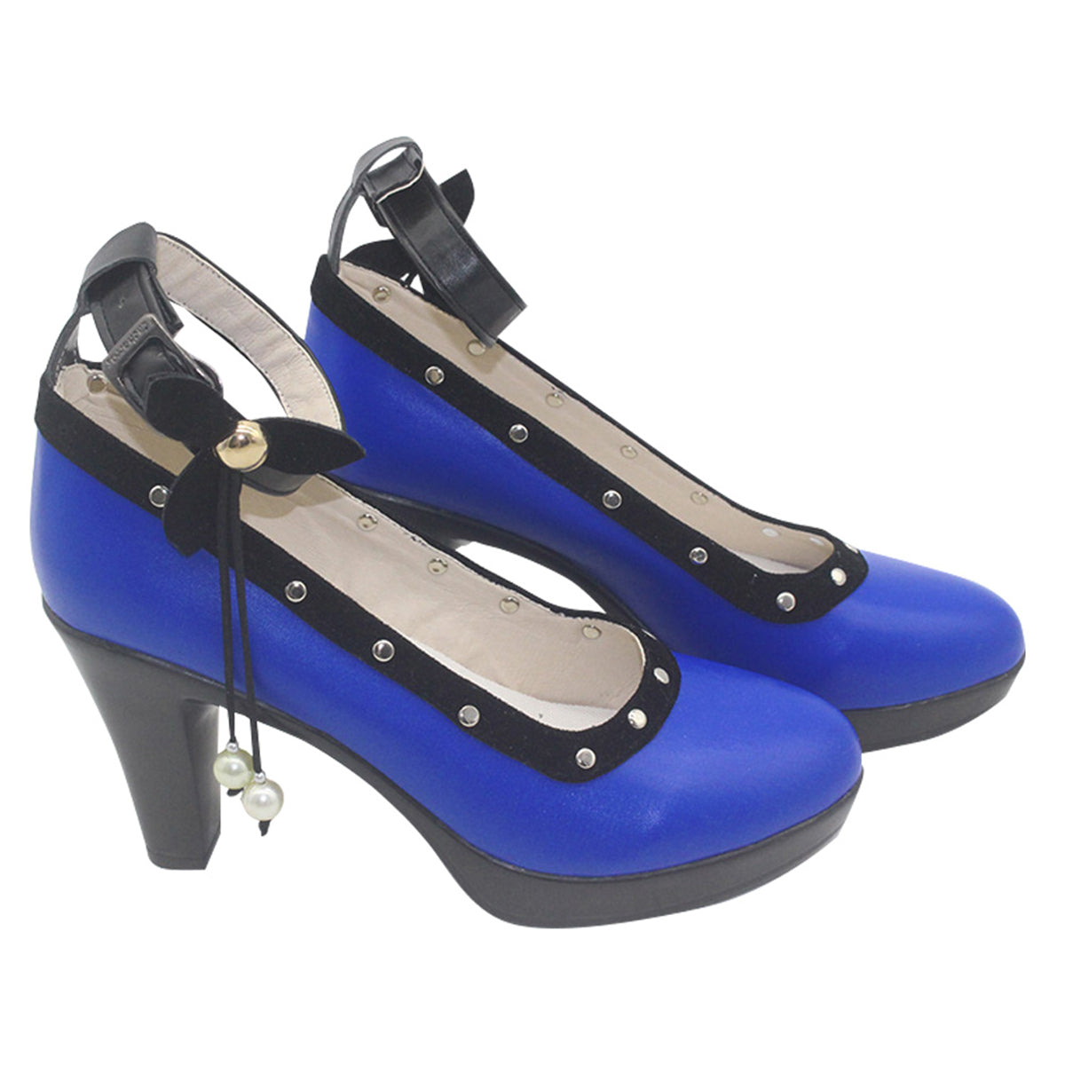 Final Fantasy VII Remake FF7 Tifa Lockhart Blue Cosplay Shoes