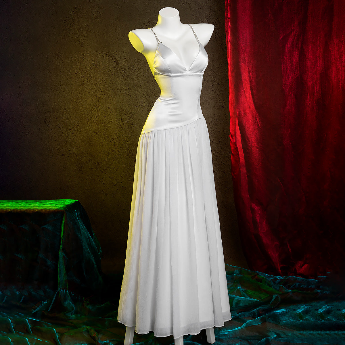 Joker: Folie à Deux Harley Quinn White Dress Cosplay Costume – Gcosplay Joker: Folie à Deux Harley Quinn White Dress Cosplay Costume – Gcosplay