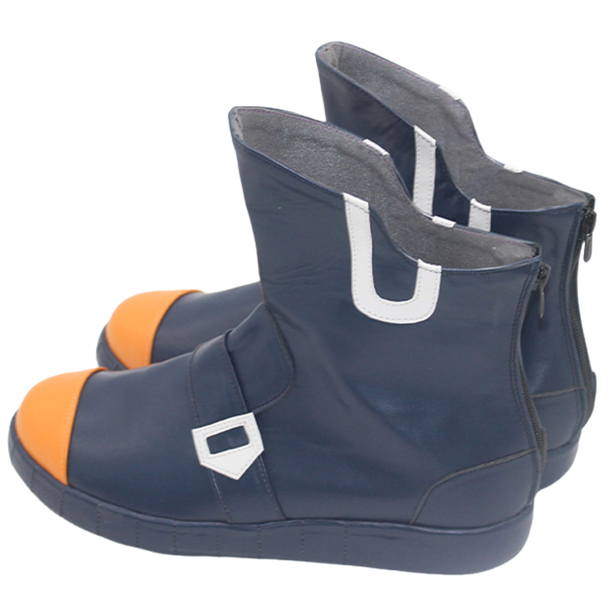 Akatsuki Deidara de Naruto Halloween zapatos blancos botas de Cosplay