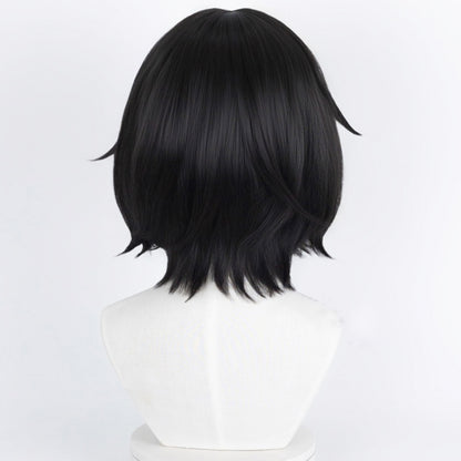 Genshin Impact Yelan Noir Violet Cosplay Perruque