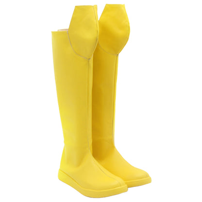 Akatsuki Deidara de Naruto Halloween zapatos blancos botas de Cosplay