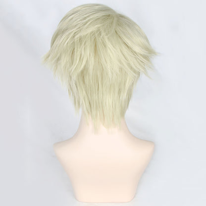 Genshin Impact Yelan Negro Morado Cosplay Peluca