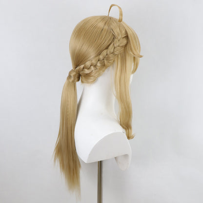 Honkai: Parrucca cosplay Star Rail Welt Yang Brown