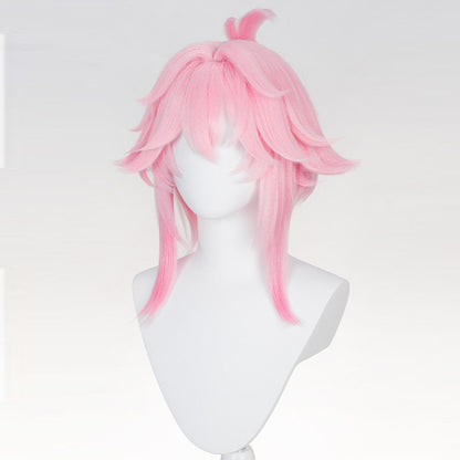 Honkai: Star Rail Evanescia Pink Cosplay Wig