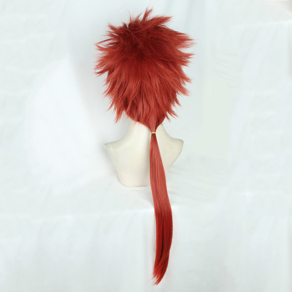 Final Fantasy VII Remake FF7 Reno Red Cosplay Wig