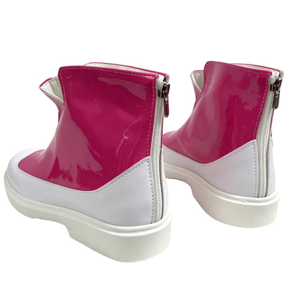 Cyberpunk: Edgerunners Ending Theme Let You Down Sasha Yakovleva Pink Cosplay Shoes
