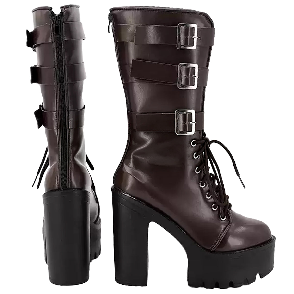 Akatsuki Deidara de Naruto Halloween zapatos blancos botas de Cosplay