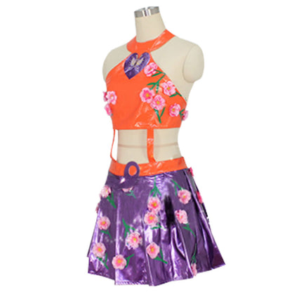 JoJo's Bizarre Adventure JoJo's Bizarre Encyclope Jolyne Cujoh Flower Cosplay Costume