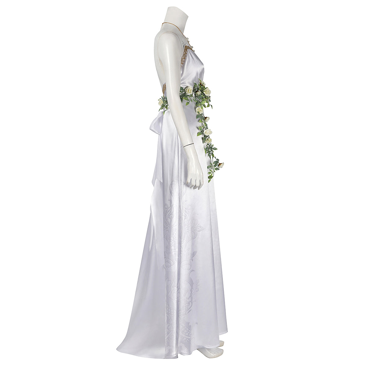 Final Fantasy VII Rebirth Aerith Gainsborough Loveless White Cosplay Costume