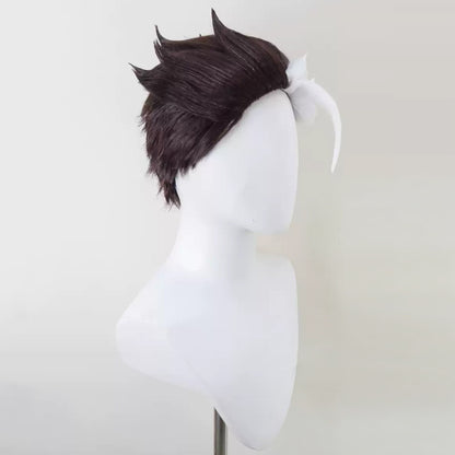 Critical Role The Mighty Nein Fjord Stone Black White Cosplay Wig