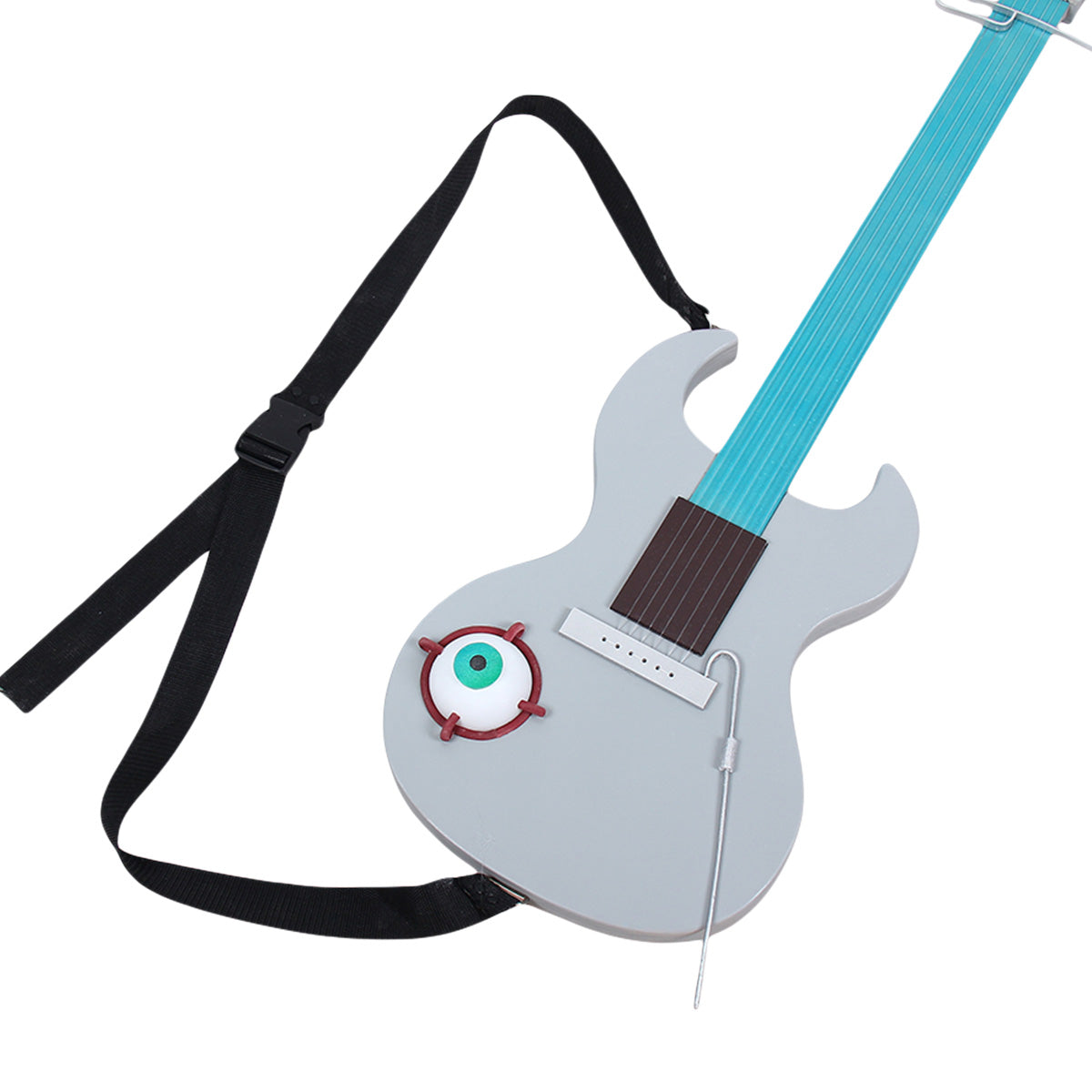 ALIEN STAGE Till Silver Guitar Model Cosplay Weapon Prop – Gcosplay
