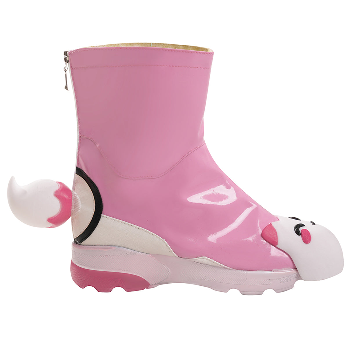 Akatsuki Deidara de Naruto Halloween zapatos blancos botas de Cosplay