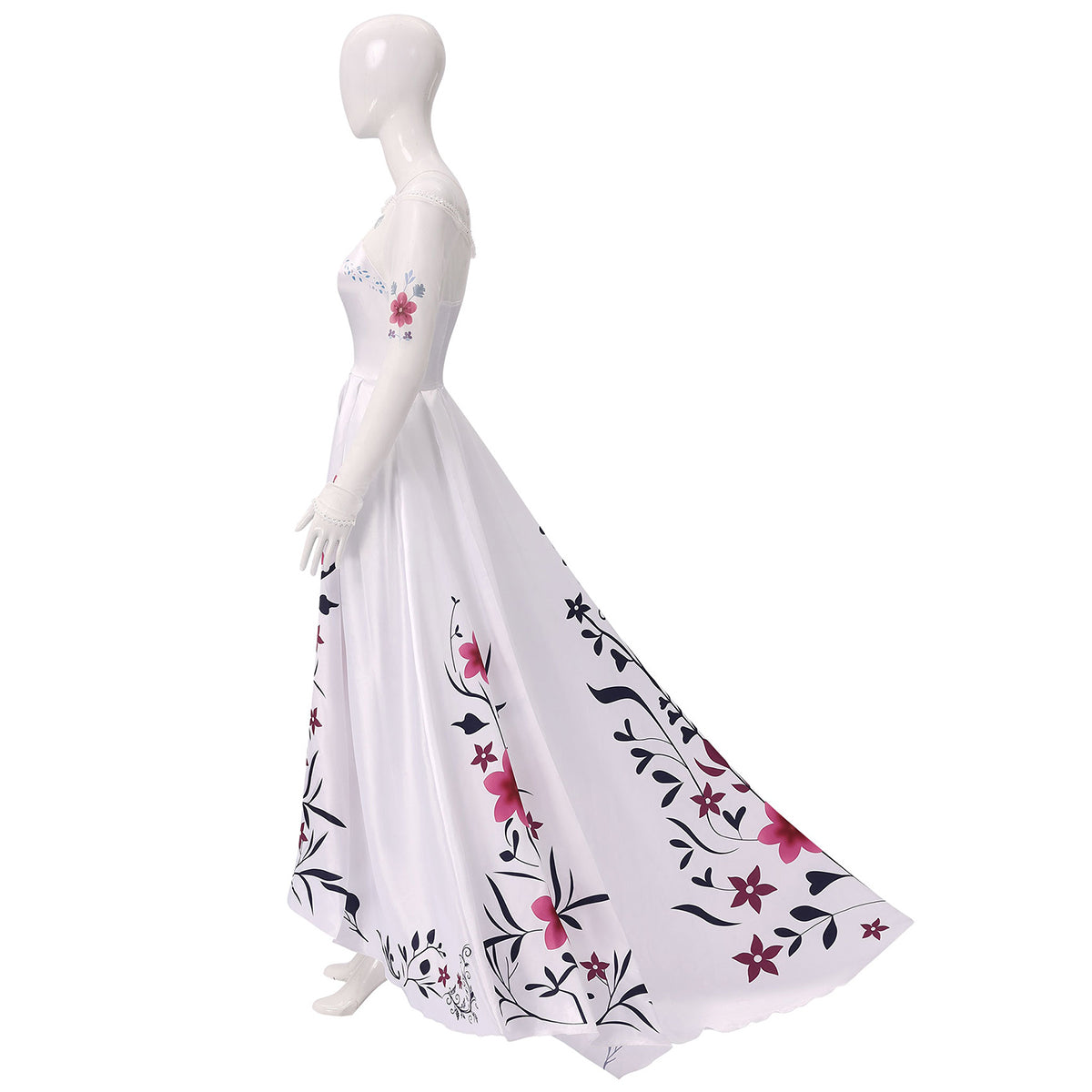 Frozen 3 Anna Wedding Dress Cosplay Costume