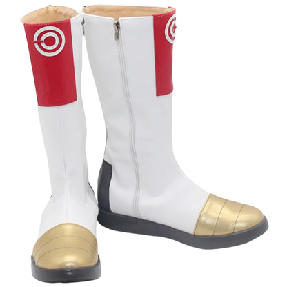 D Ball Xenoverse 3 Male Player MC White Shoes Cosplay Boots