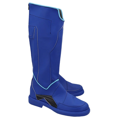 Akatsuki Deidara de Naruto Halloween zapatos blancos botas de Cosplay