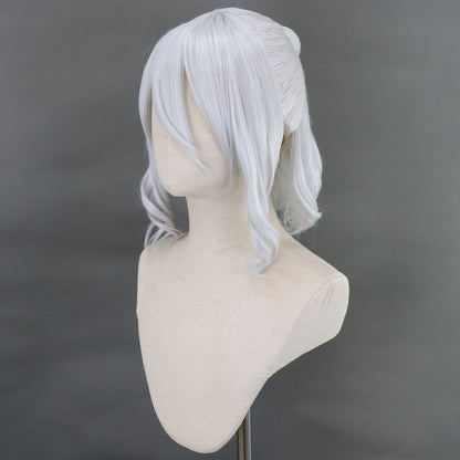 Hell's Paradise: Jigokuraku Yamada Asaemon Shion Silver Cosplay Peluca