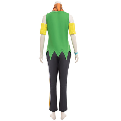 JoJo's Bizarre Adventure: Stone Ocean Anime Hermes Costello Halloween Cosplay Costume