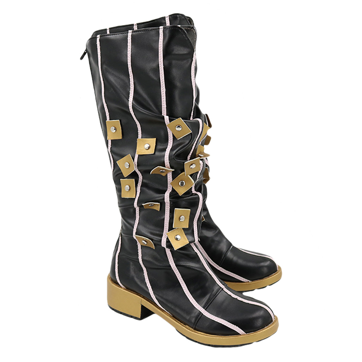 Jojo'S Bizarre Adventure: Stone Ocean Cujoh Jolyne Black Shoes Cosplay Boots