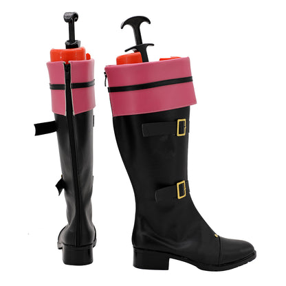 Akatsuki Deidara de Naruto Halloween zapatos blancos botas de Cosplay