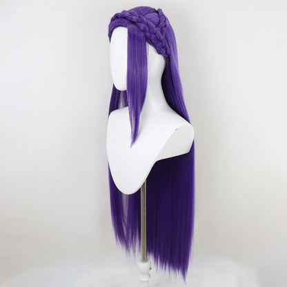 The King Of Fighters XIV KOF Luong Purple Cosplay Wig