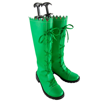 Akatsuki Deidara de Naruto Halloween zapatos blancos botas de Cosplay