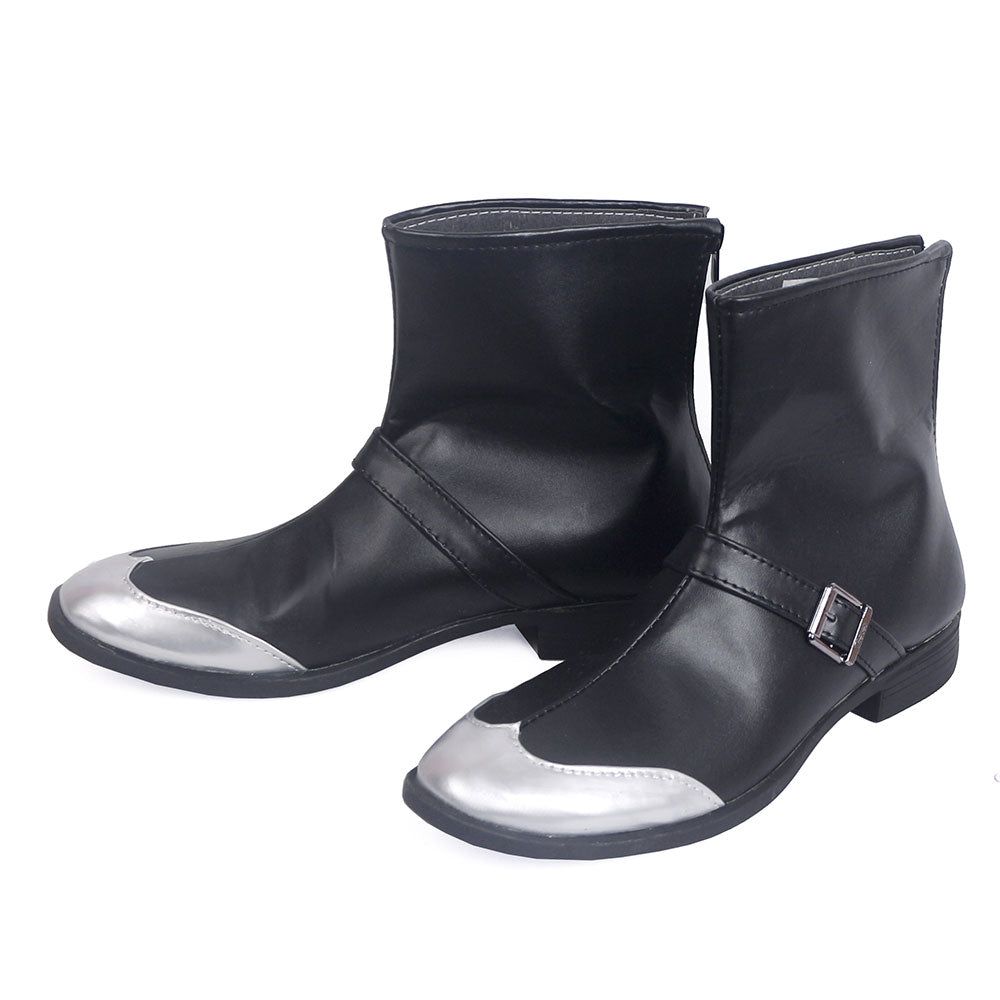 Akatsuki Deidara de Naruto Halloween zapatos blancos botas de Cosplay