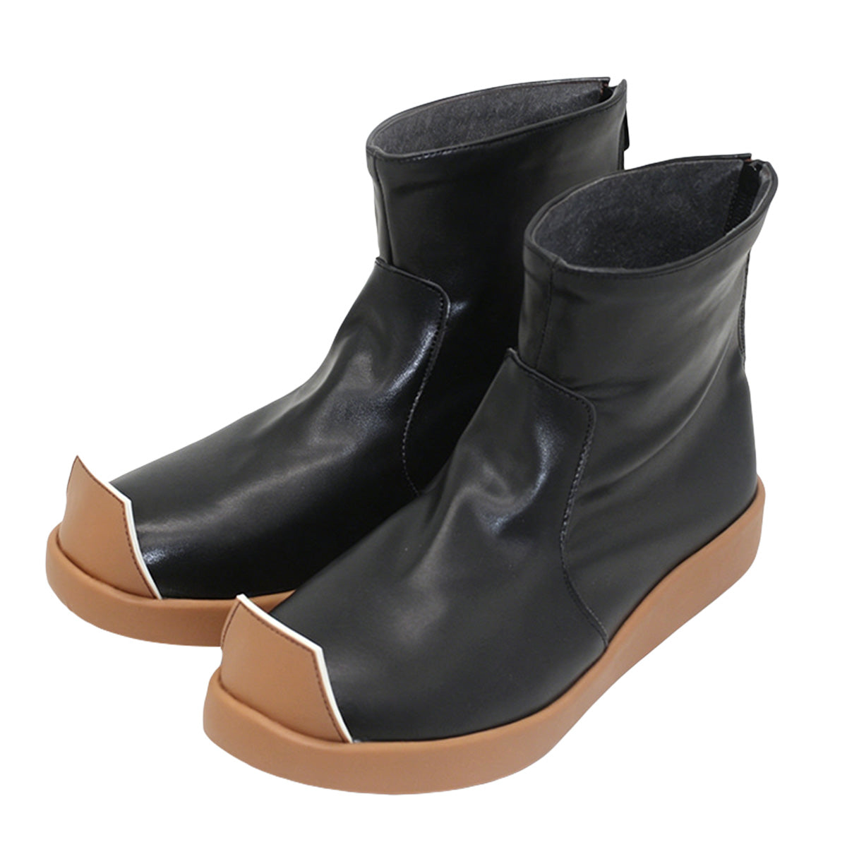 Akatsuki Deidara de Naruto Halloween zapatos blancos botas de Cosplay