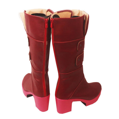 Cyberpunk: Edgerunners Kiwi Red Cosplay Shoes