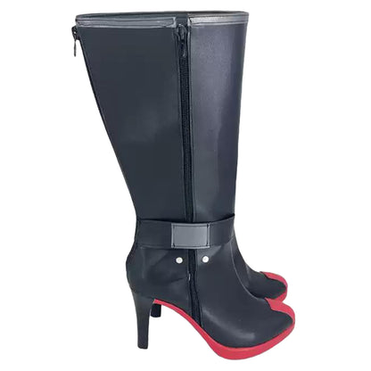 Akatsuki Deidara de Naruto Halloween zapatos blancos botas de Cosplay