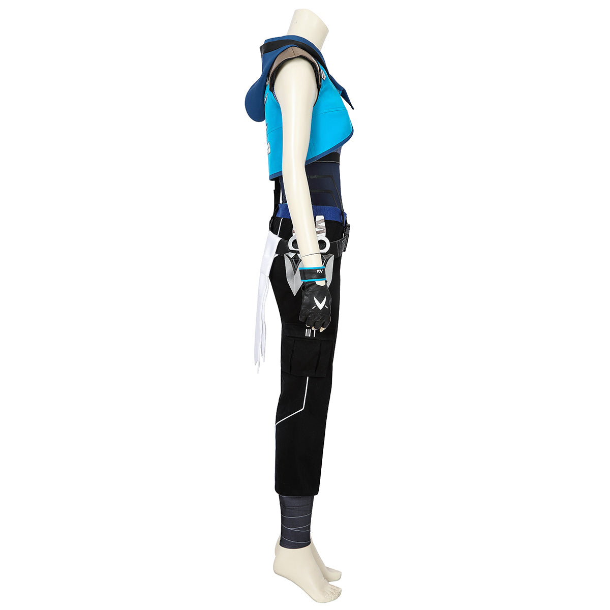 Valorant Jett Blue Cosplay Costume