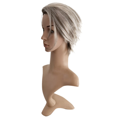 Final Fantasy VII Remake FF7 Rufus Shinra Silver Cosplay Wig