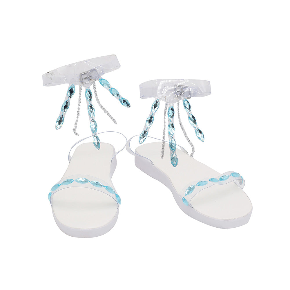 Frozen 2 Elsa Blue Cosplay Shoes