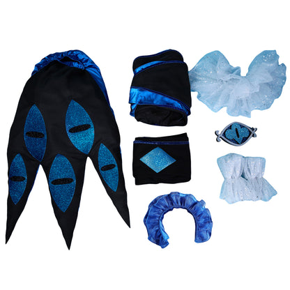 Cookie Run: Kingdom Shadow Milk Cookie Cosplay Costume
