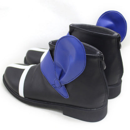 Akatsuki Deidara de Naruto Halloween zapatos blancos botas de Cosplay