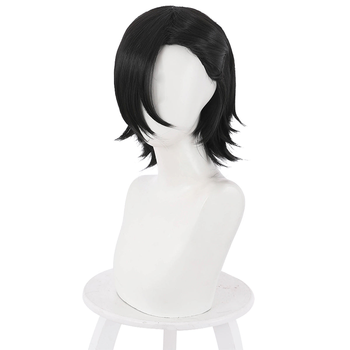 Genshin Impact Yelan Noir Violet Cosplay Perruque