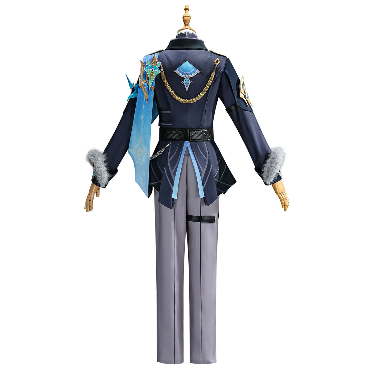 Genshin Impact Aether Snezhnaya Outfit Cosplay Costume