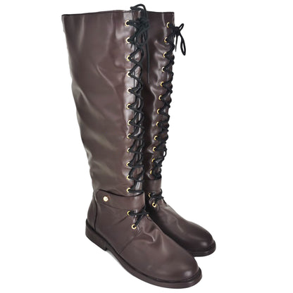 Akatsuki Deidara de Naruto Halloween zapatos blancos botas de Cosplay