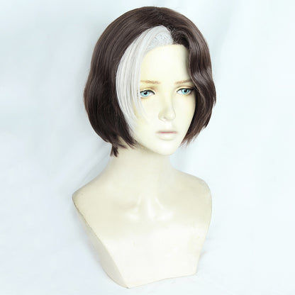 Peluca cosplay de plata de Arlan Honkai: Star Rail