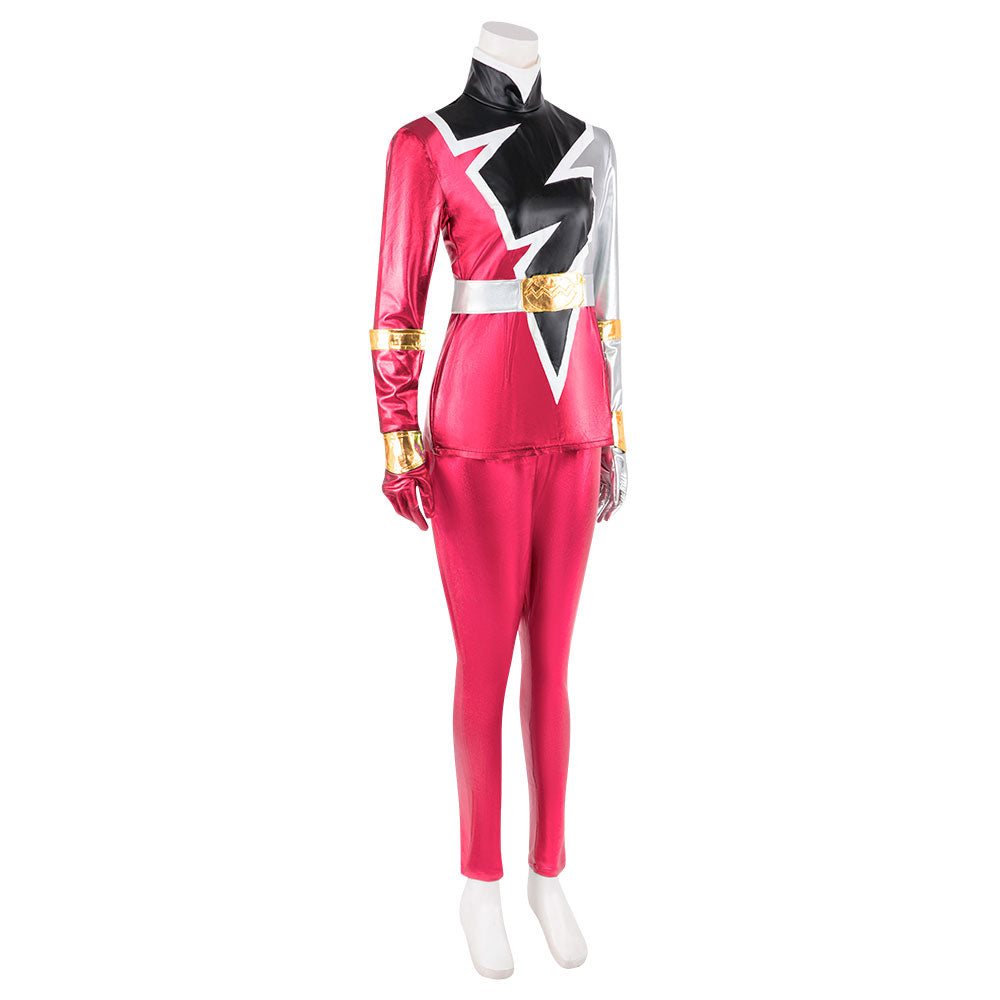 Power Rangers Dino Fury Pink Ranger Cosplay Costume