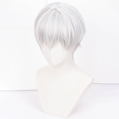 Guilty Gear Strive Asuka White Cosplay Wig