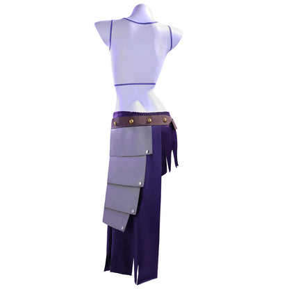 One Piece Nico Robin Elbaph Arc Anime Purple Cosplay Costume